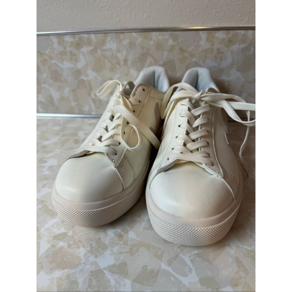 Veja Cream Athletic Shoes
